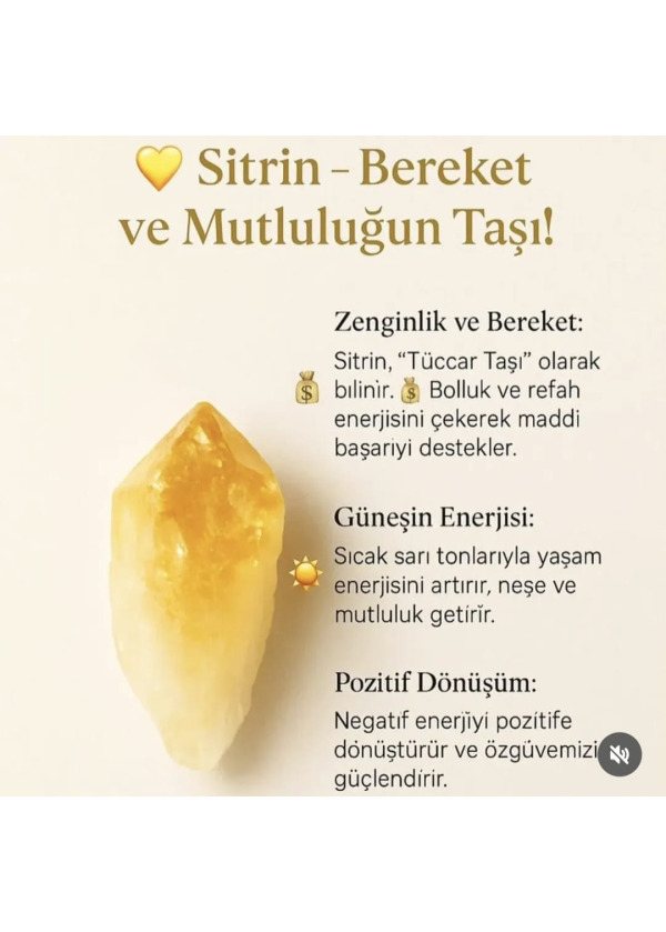 Sitrin Bereket ve Mutluluğun Taşı