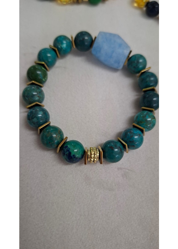 Turkuaz & Akumarin Bileklik