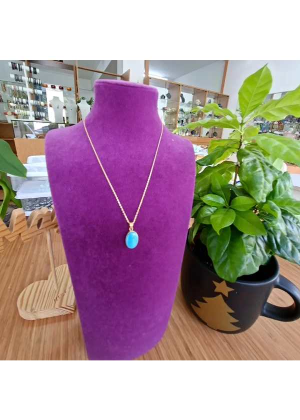Turkuaz Gümüş Kolye