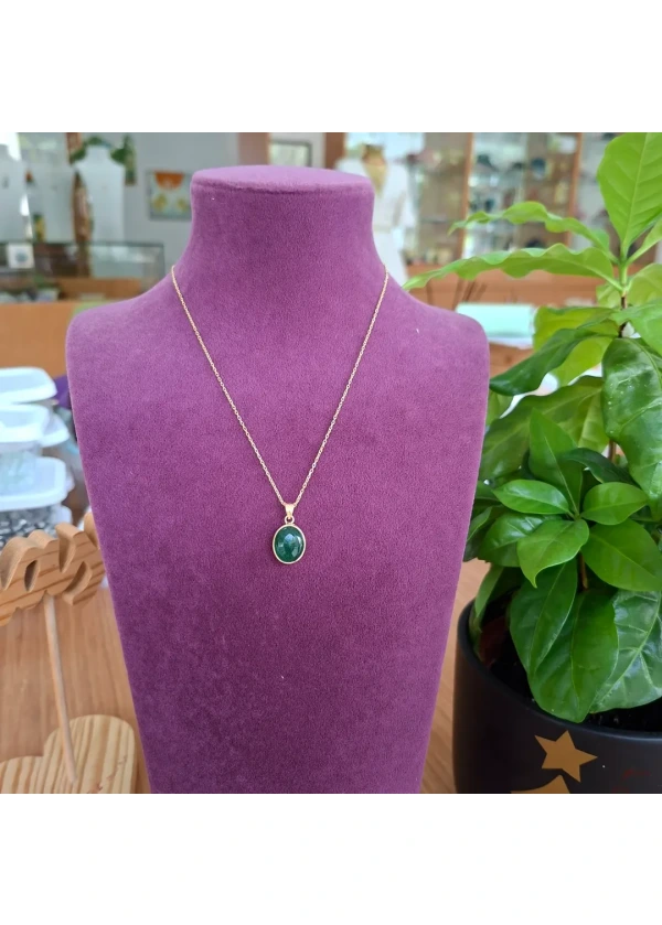 Zümrüt Gümüş Kolye