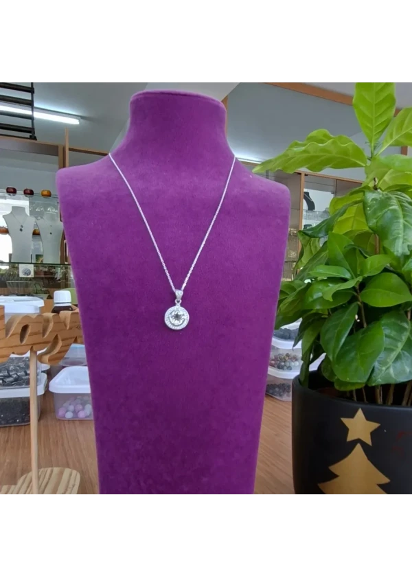 Kuvars Gümüş Kolye